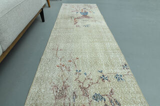 Floral Pattern Vintage Runner - Thumbnail
