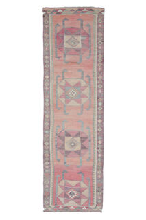 3x10, Faded Pink Vintage Anatolian Runner - Thumbnail