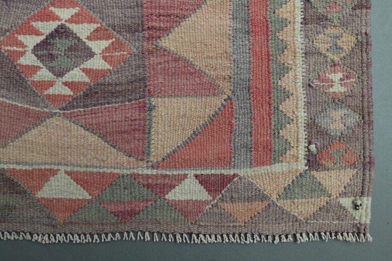 3x10, Faded Pink Vintage Anatolian Runner