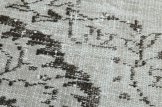 3x4, Brown Details Neutral Vintage Oushak Rug - Thumbnail