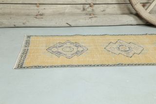 Turkish Vintage Runner Rug - Thumbnail