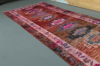 Turkish Vintage Runner Rug - Thumbnail