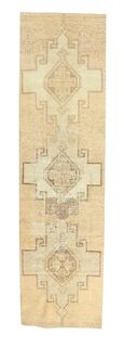 Vintage Oushak Runner Rug - Thumbnail