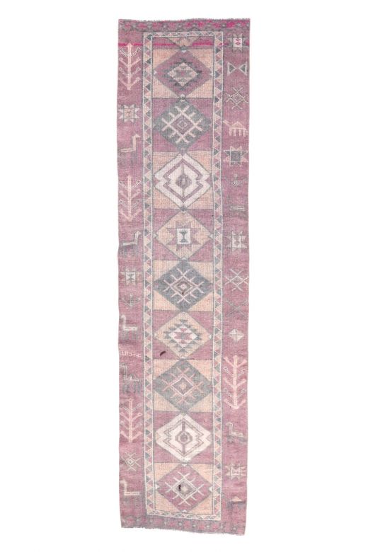 Vintage Powder Purple Runner Rug