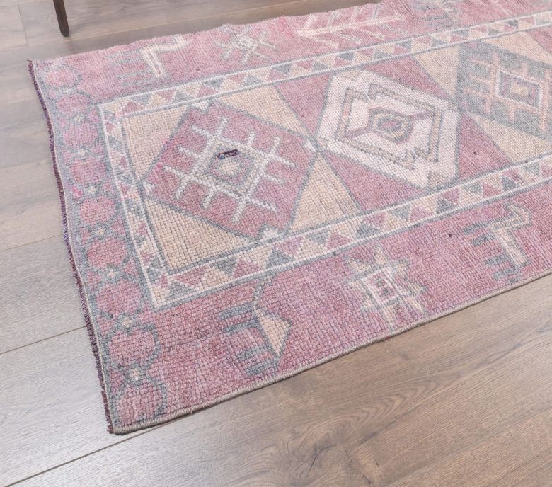 Vintage Powder Purple Runner Rug