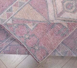 Vintage Powder Purple Runner Rug - Thumbnail