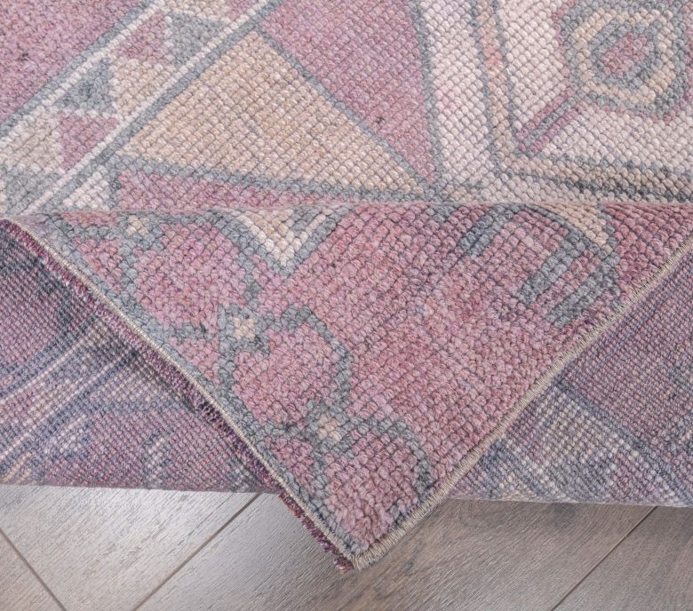 Vintage Powder Purple Runner Rug