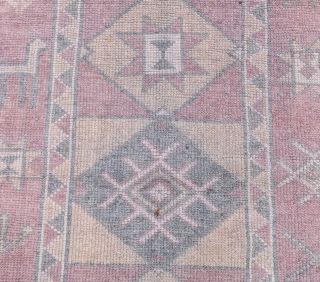 Vintage Powder Purple Runner Rug - Thumbnail