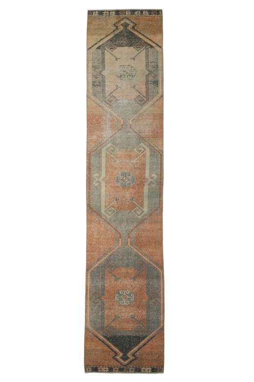 Oushak Vintage Runner Rug