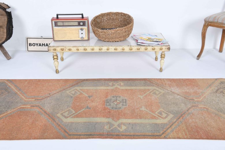 Oushak Vintage Runner Rug