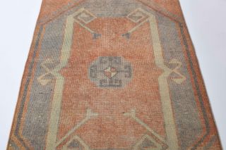 Oushak Vintage Runner Rug - Thumbnail