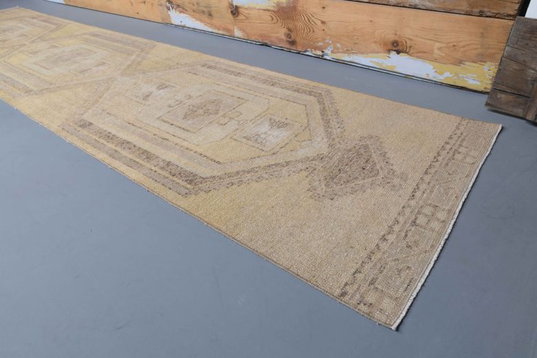 Neutral Vintage Runner Rug