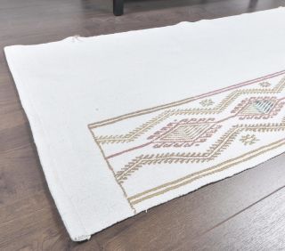 Vintage Kilim Runner Rug - Thumbnail