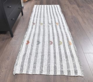 Vintage Kilim Runner Rug - Thumbnail