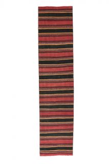 Vintage Kilim Runner Rug - Thumbnail