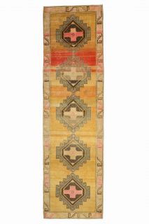 Vintage Wide Runner Rug - Thumbnail