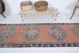 Turkish Vintage Runner Rug - Thumbnail