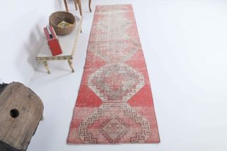 1960s Vintage Runner Rug - Thumbnail