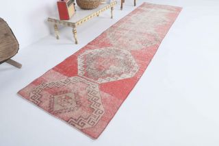 1960s Vintage Runner Rug - Thumbnail