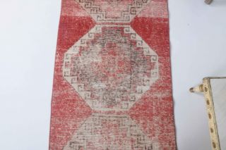 1960s Vintage Runner Rug - Thumbnail