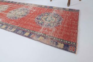 Turkish Vintage Runner Rug - Thumbnail