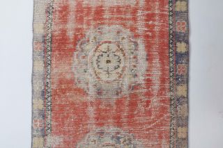 Turkish Vintage Runner Rug - Thumbnail