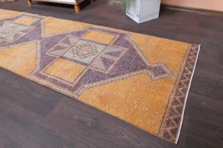 Turkish Vintage Runner Rug - Thumbnail