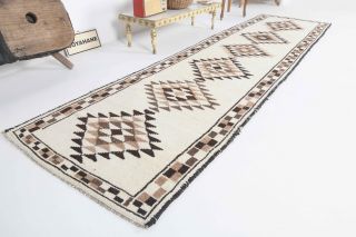 Genuine Turkish Vintage Runner Rug - Thumbnail