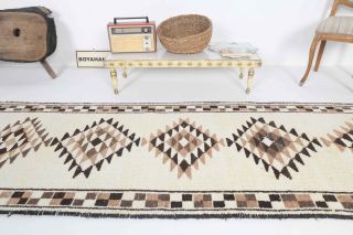 Genuine Turkish Vintage Runner Rug - Thumbnail