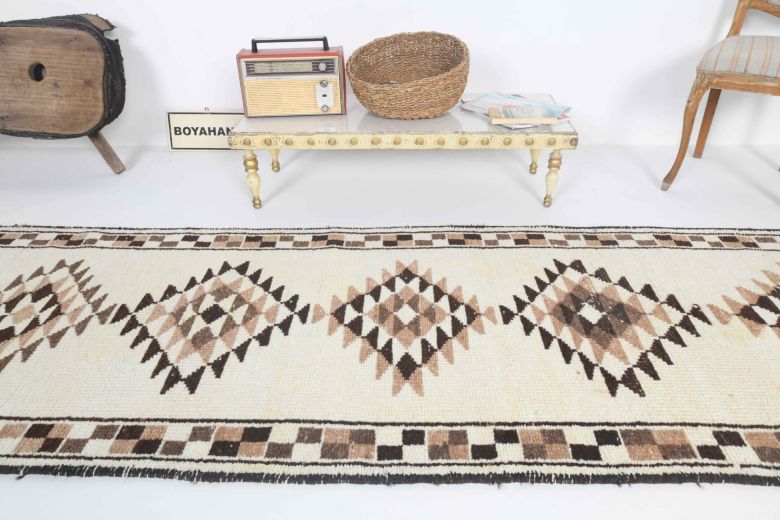 Genuine Turkish Vintage Runner Rug