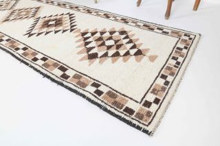 Genuine Turkish Vintage Runner Rug - Thumbnail