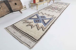 1970's Original Vintage Runner Rug - Thumbnail