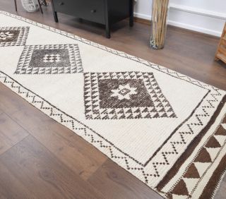 Turkish Vintage Runner Rug - Thumbnail