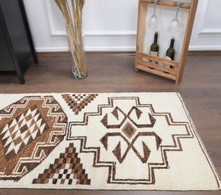 Turkish Vintage Runner Rug - Thumbnail