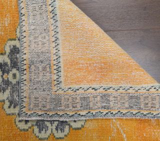 Orange Vintage Runner Rug - Thumbnail