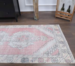 Turkish Oushak Vintage Runner Rug - Thumbnail