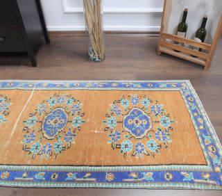 Turkish Vintage Hallway Runner Rug - Thumbnail