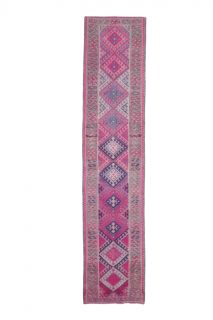 Vintage Anatolian Runner Rug - 28039 - Thumbnail
