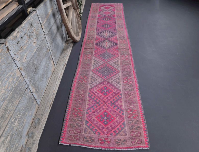 Vintage Anatolian Runner Rug - 28039