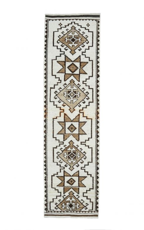 Oushak Vintage Runner Rug