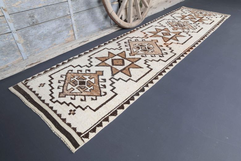 Oushak Vintage Runner Rug