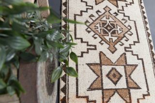 Oushak Vintage Runner Rug - Thumbnail