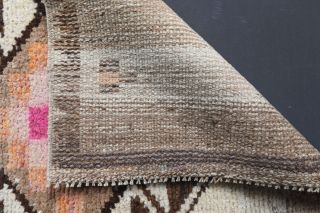 Turkish Vintage Runner Rug - Thumbnail