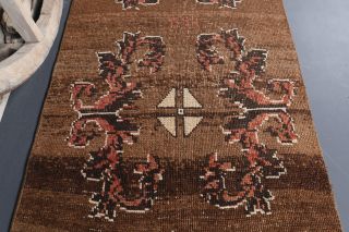 Brown Vintage Runner Rug - Thumbnail