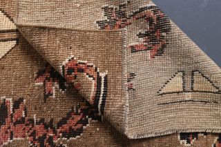 Brown Vintage Runner Rug - Thumbnail