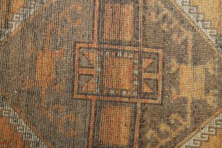 Muted Colored Vintage Runner Rug - Thumbnail