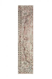 Floral Vintage Runner Rug - Thumbnail