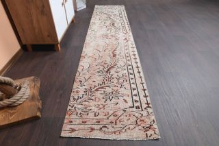 Floral Vintage Runner Rug - Thumbnail