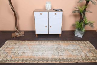 Antique Vintage Runner Rug - Thumbnail