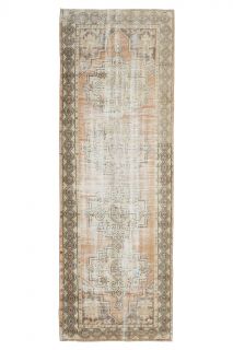 Antique Vintage Anatolian Runner Rug - Thumbnail